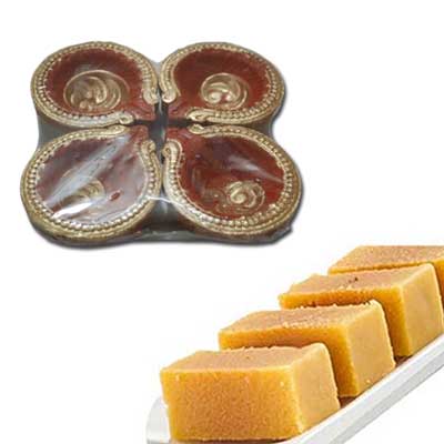 "Sweets N Diyas - code SD02 (Express Delivery) - Click here to View more details about this Product